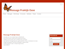 Tablet Screenshot of massagepraktijkoase.nl